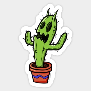 Gargoyle Cactus Sticker